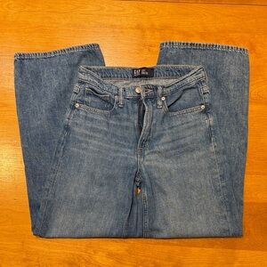 GAP womens jeans - high rise wide leg